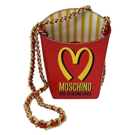 fake moschino mcdonalds bag|mcdonald's bag.